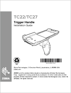 TC22/TC27 トリガーハンドル取り付けガイド